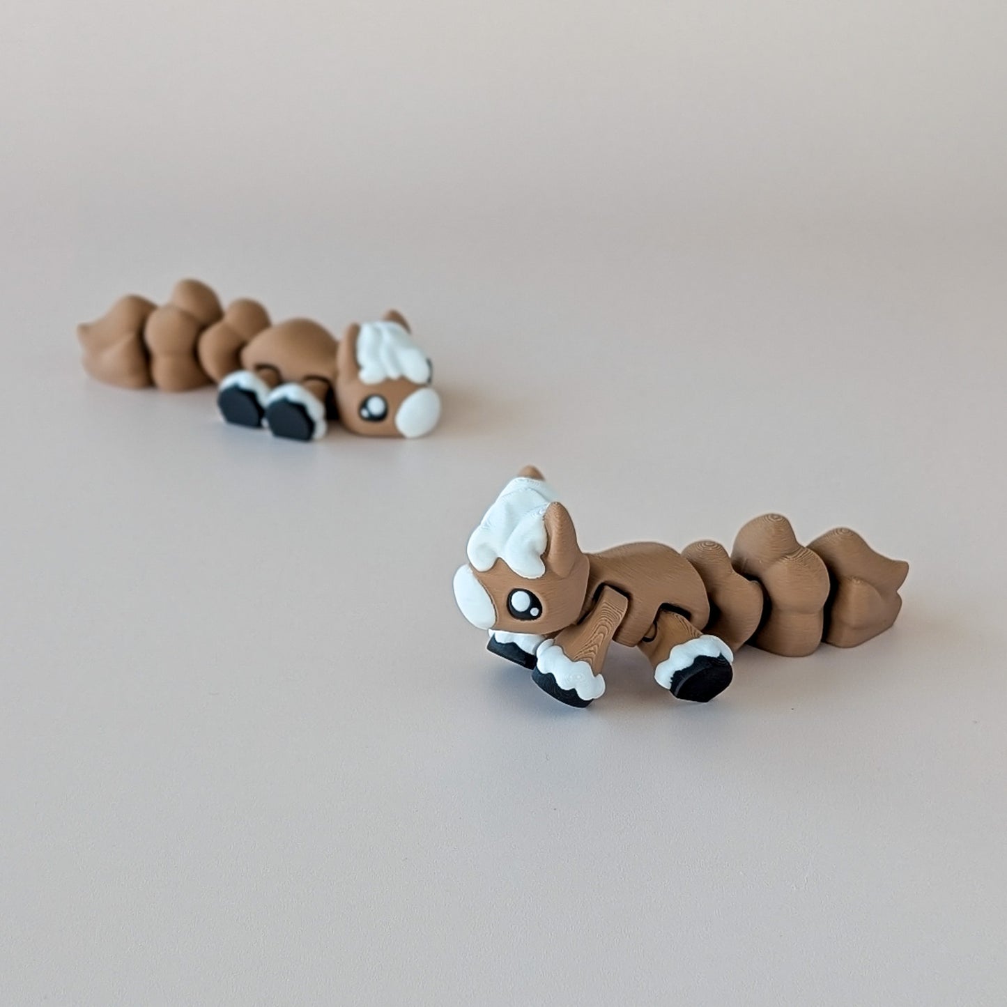 Pony – 3D printed articulated pony critter figurine, handmade in Geelong by Elevated Expressions