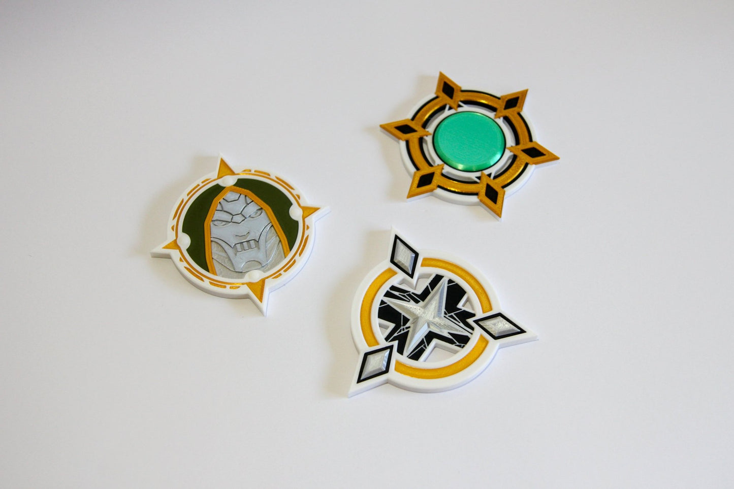 Fortnite Chapter 5 Season 4 - Absolute Doom, Fan Art Medallion set of 3 - 3D printed on the Surf Coast, Geelong by Elevated Expressions