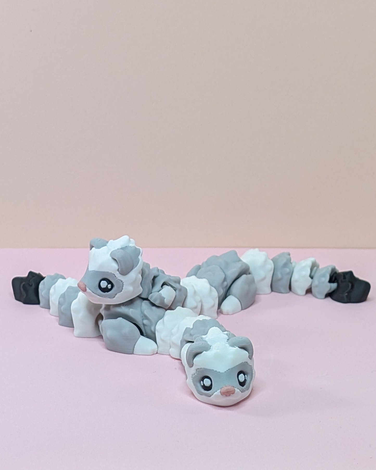 Ferrets – 3D printed ferret critter collection, handmade in Geelong by Elevated Expressions