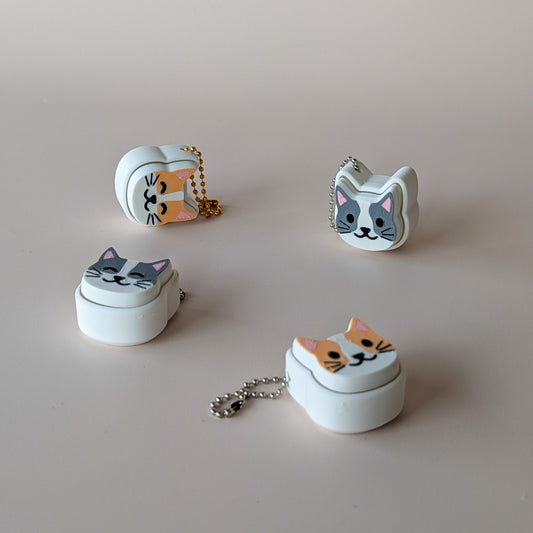 Kitty Clicker in Ginger β cat fidget clicker with clicky or silent switch, made in Geelong