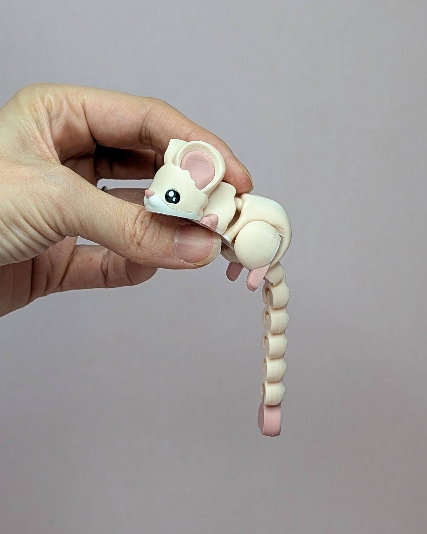 Mouse – 3D printed mouse critter in multiple colours, handmade in Geelong by Elevated Expressions