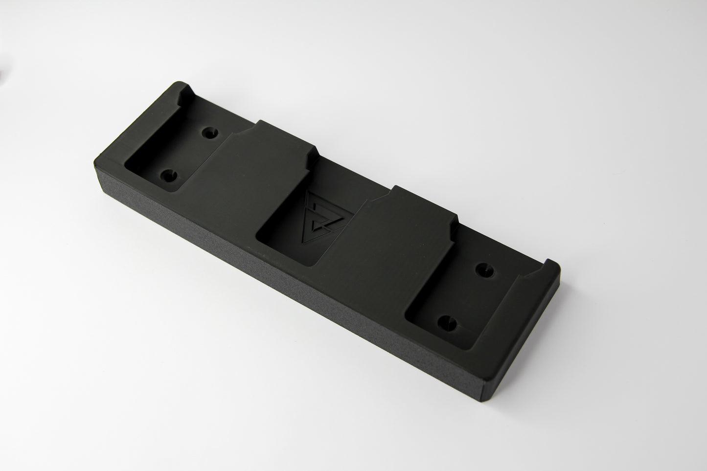 Wall mount battery holder