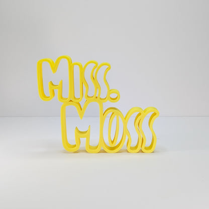 Teacher Name Plate