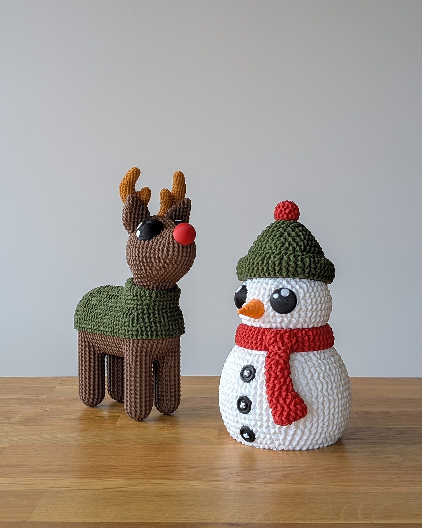 Snowman, Reindeer & Tree