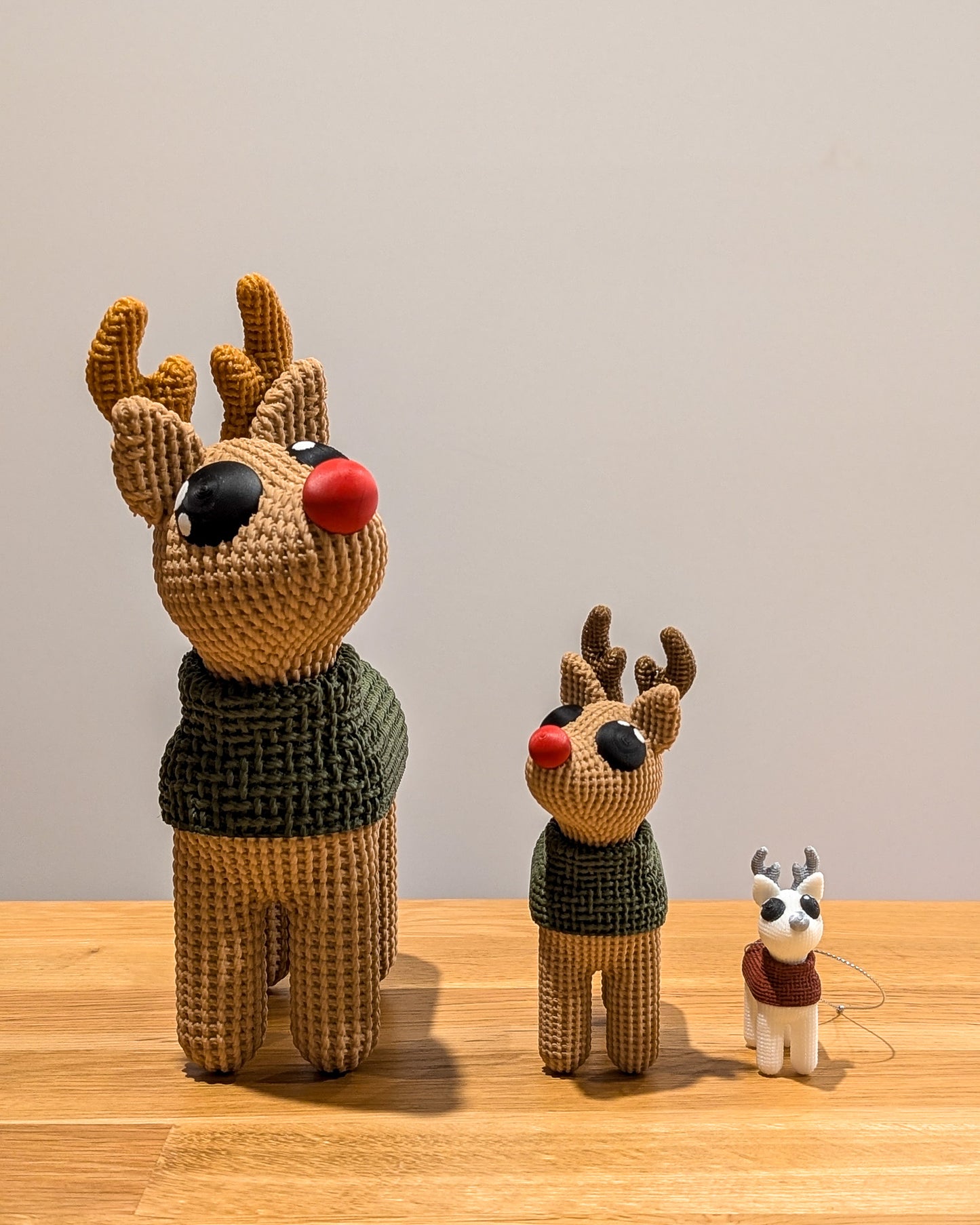 Snowman, Reindeer & Tree