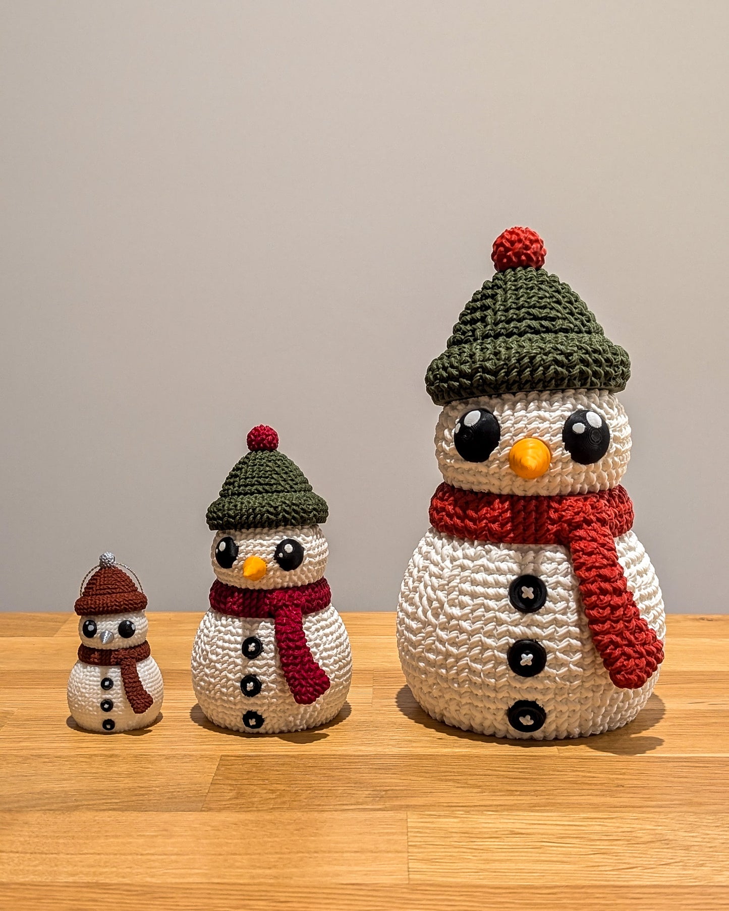 Snowman, Reindeer & Tree