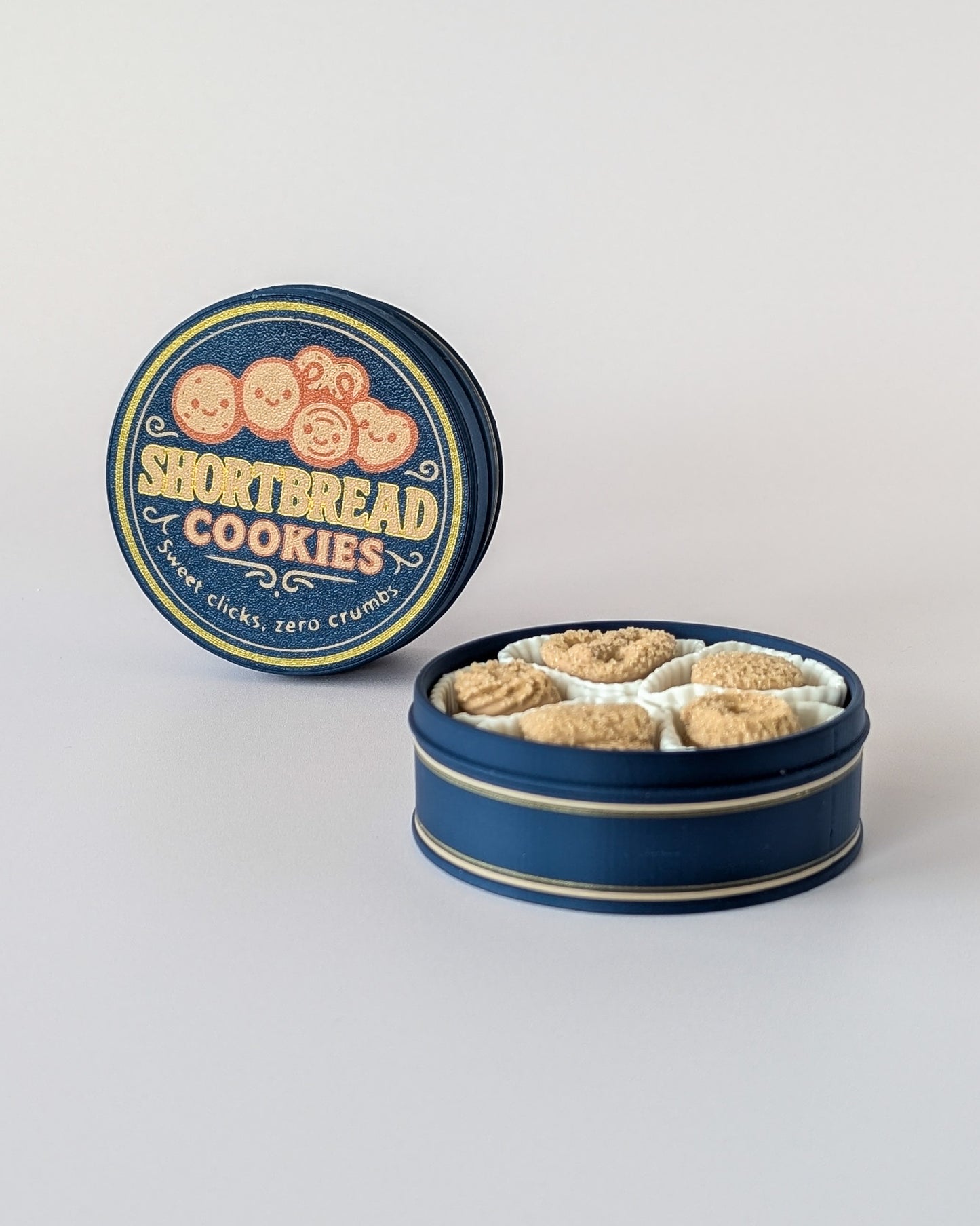 Shortbread Tin Clicker - Cookies