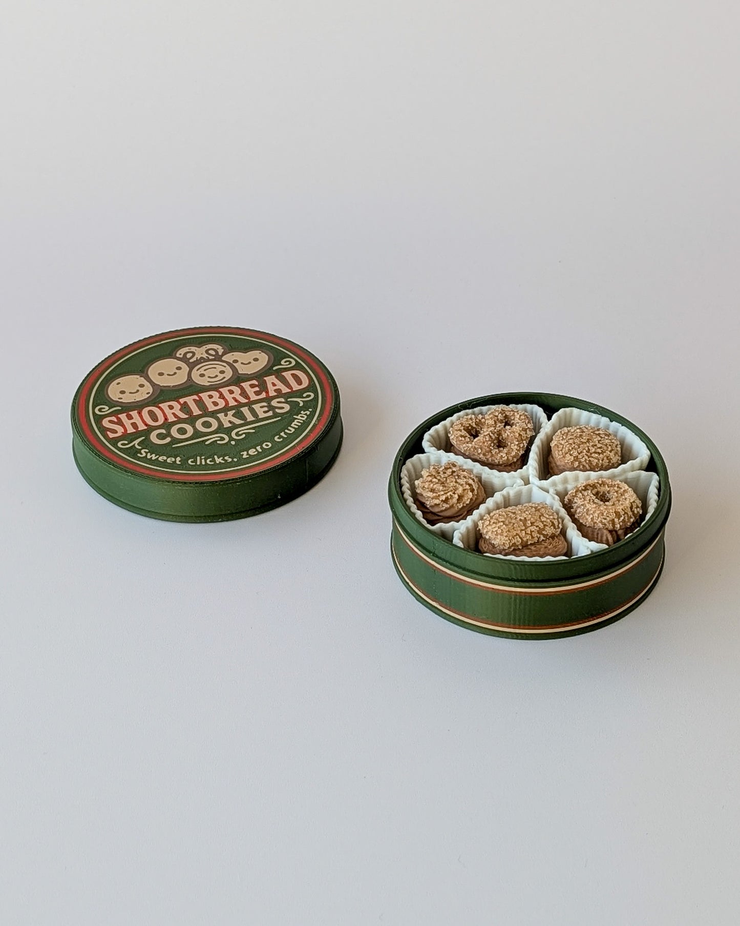 Shortbread Tin Clicker - Cookies