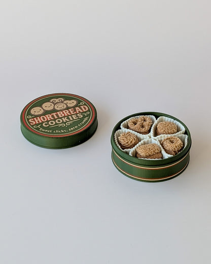 Shortbread Tin Clicker - Cookies