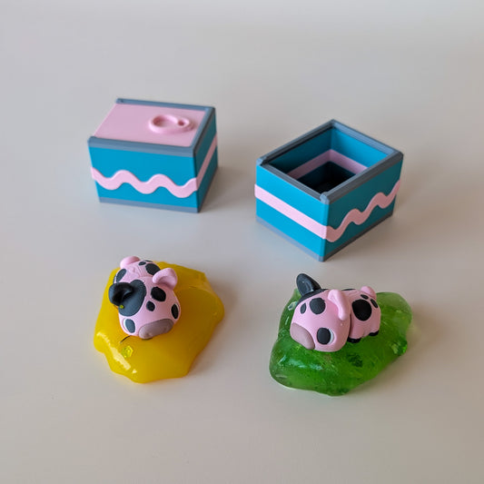 Pig in Slime Trinket Box