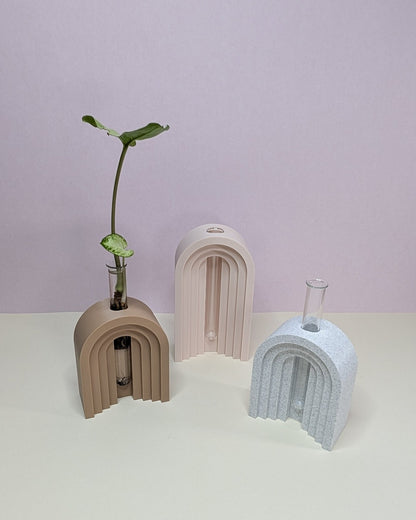 Arched Propagation Vase - 3D printed on the Surf Coast, Geelong by Elevated Expressions