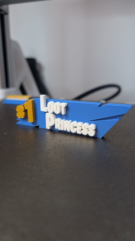 Fortnite #1 Loot Princess - 3D printed on the Surf Coast, Geelong by Elevated Expressions