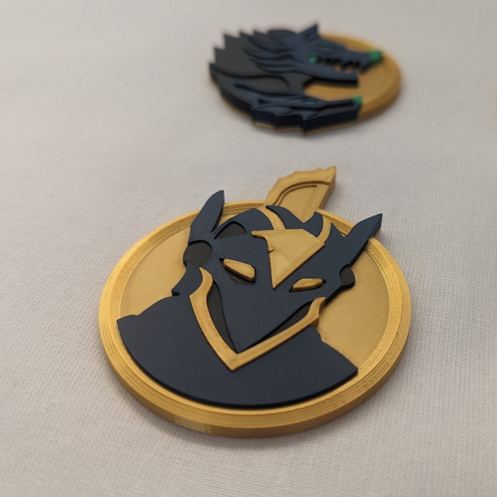 Fortnite Chapter 5 Season 2 - Greek Mythology, Fan Art Medallion set of 4 - 3D printed on the Surf Coast, Geelong by Elevated Expressions