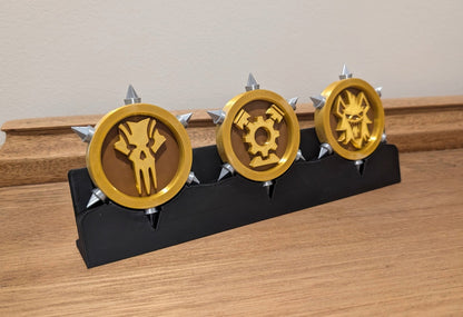 Fortnite Chapter 5 Season 3 - Wrecked, Fan Art Medallion set of 3 - 3D printed on the Surf Coast, Geelong by Elevated Expressions