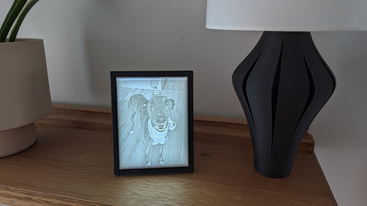 Photo Frame Lithophane - 3D printed on the Surf Coast, Geelong by Elevated Expressions