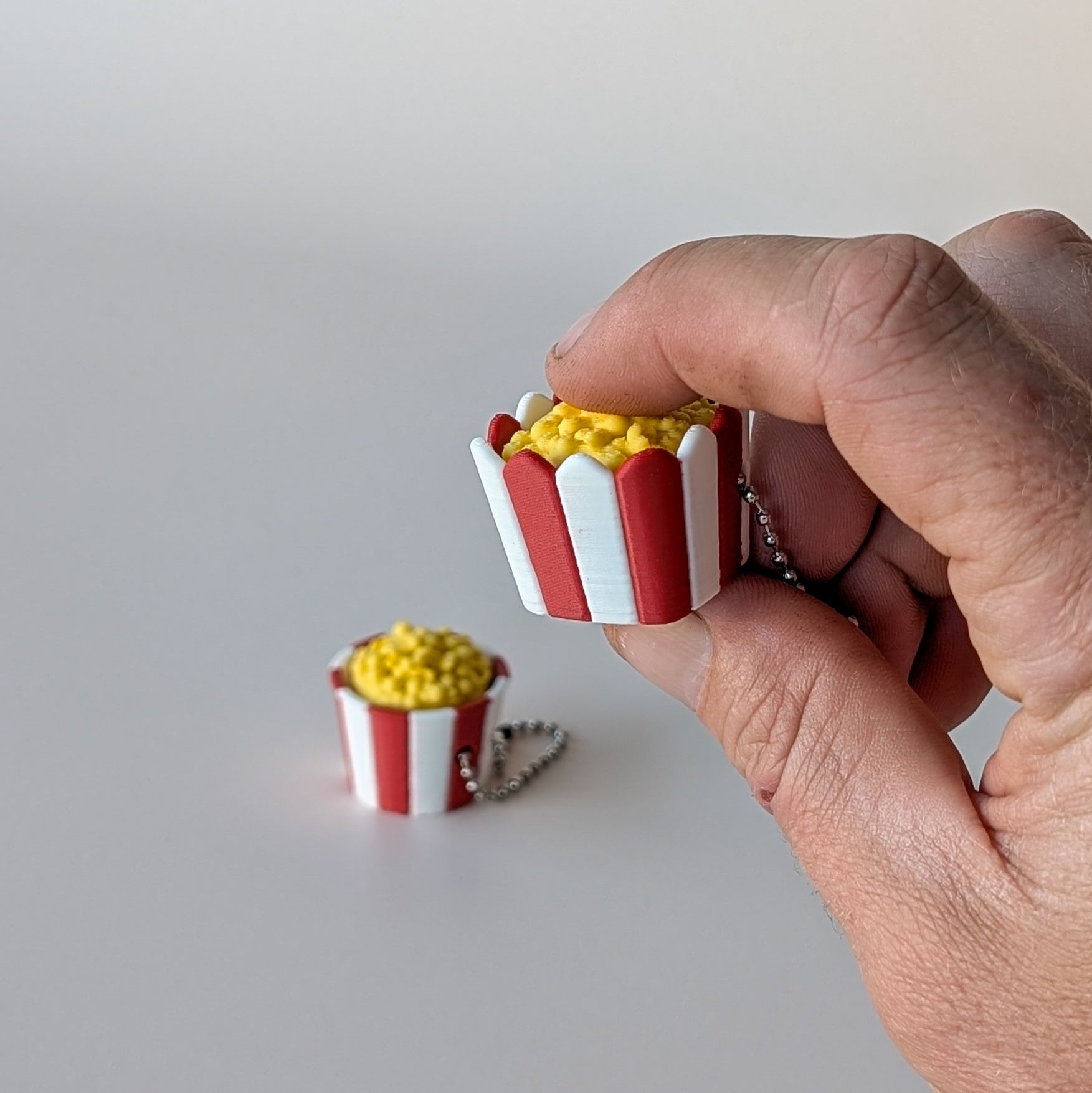 Popcorn Clicker novelty fidget toy — cute popcorn design sensory clicker by Elevated Expressions