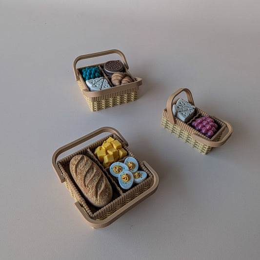 Picnic Clicker fidget toy showing 2 slot and 4 slot sizes — novelty sensory clicker by Elevated Expressions