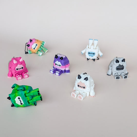 Yeti – 3D printed mythical yeti critter figurine, handmade in Geelong by Elevated Expressions