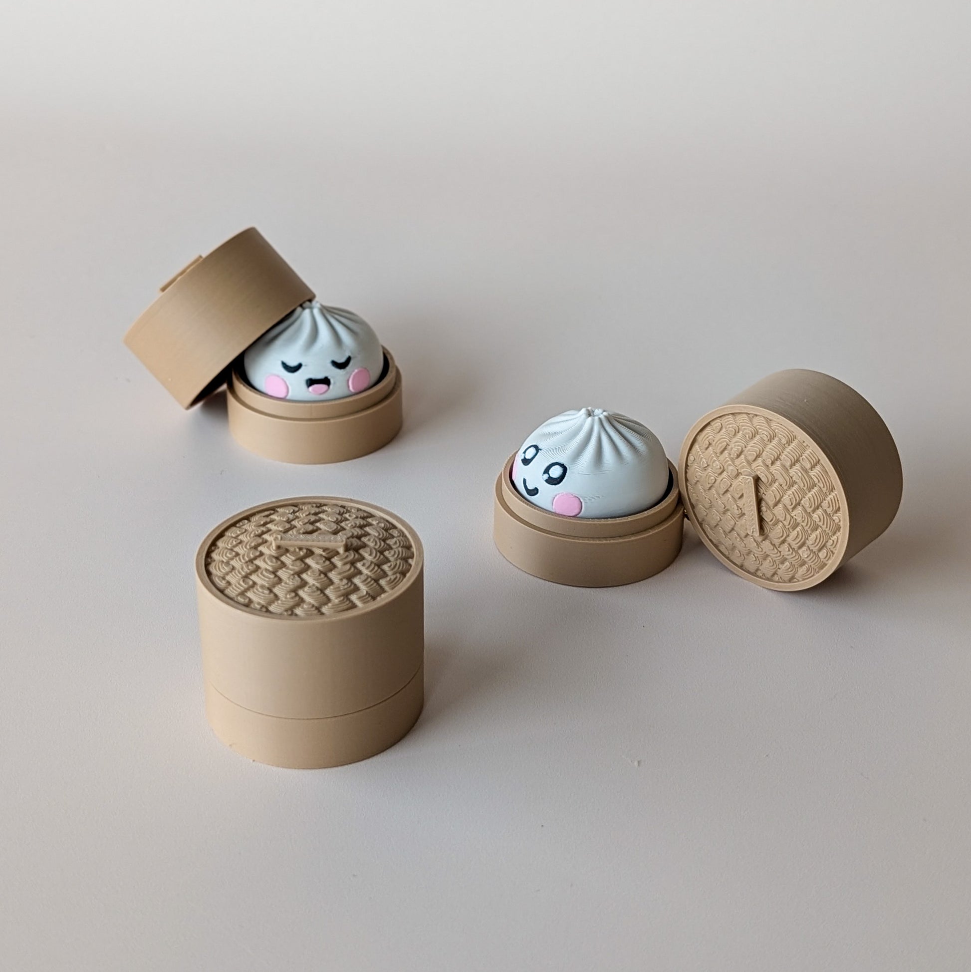 Elevated Expressions Dumpling Clicker sensory toy — cute dumpling design with clicky switch